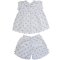 White with Blue Spots