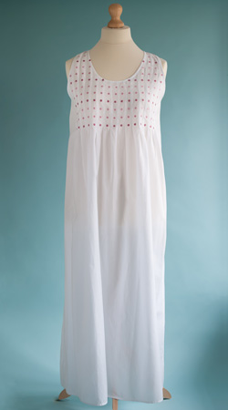 Pink Daisy Sleeveless Nightie