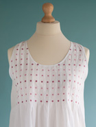 Pink Daisy Sleeveless Nightie