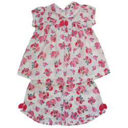 Red Rose Floral Outfit